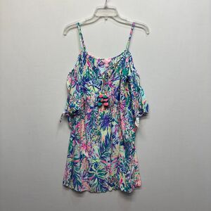 Lilly Pulitzer Women Mini Floral Alanna Dress Size Small Boho D087 -8